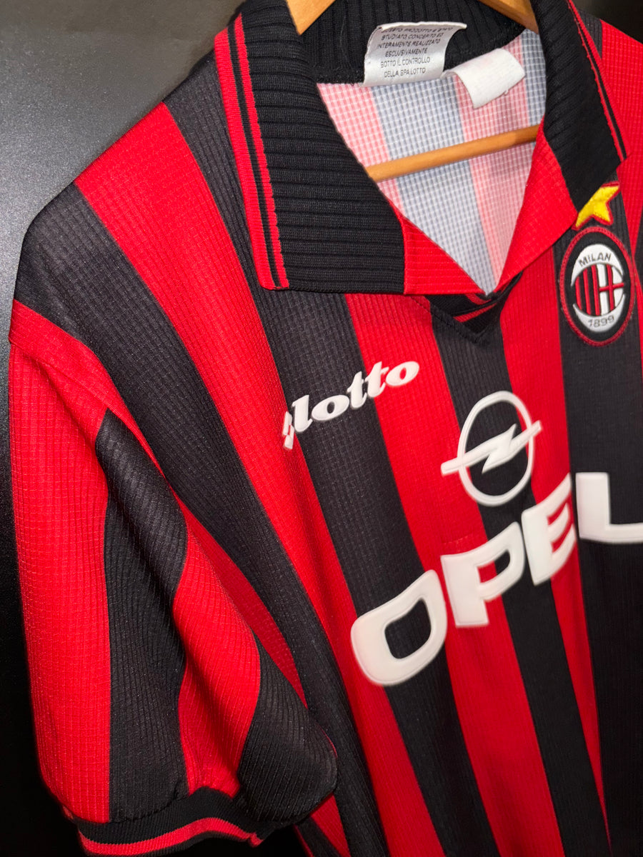 AC MILAN BAGGIO 1997-1998 ORIGINAL JERSEY Size L
