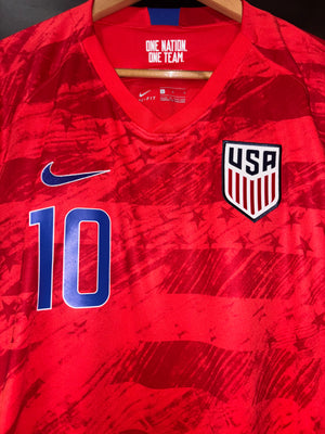 USA SOCCER USMNT PULISIC 2019-2020 ORIGINAL JERSEY Size L