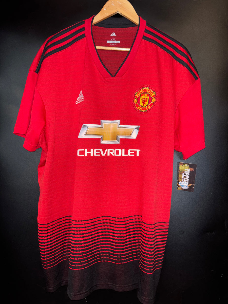MANCHESTER UNITED POGBA 2018-2019 ORIGINAL JERSEY Size 2XL