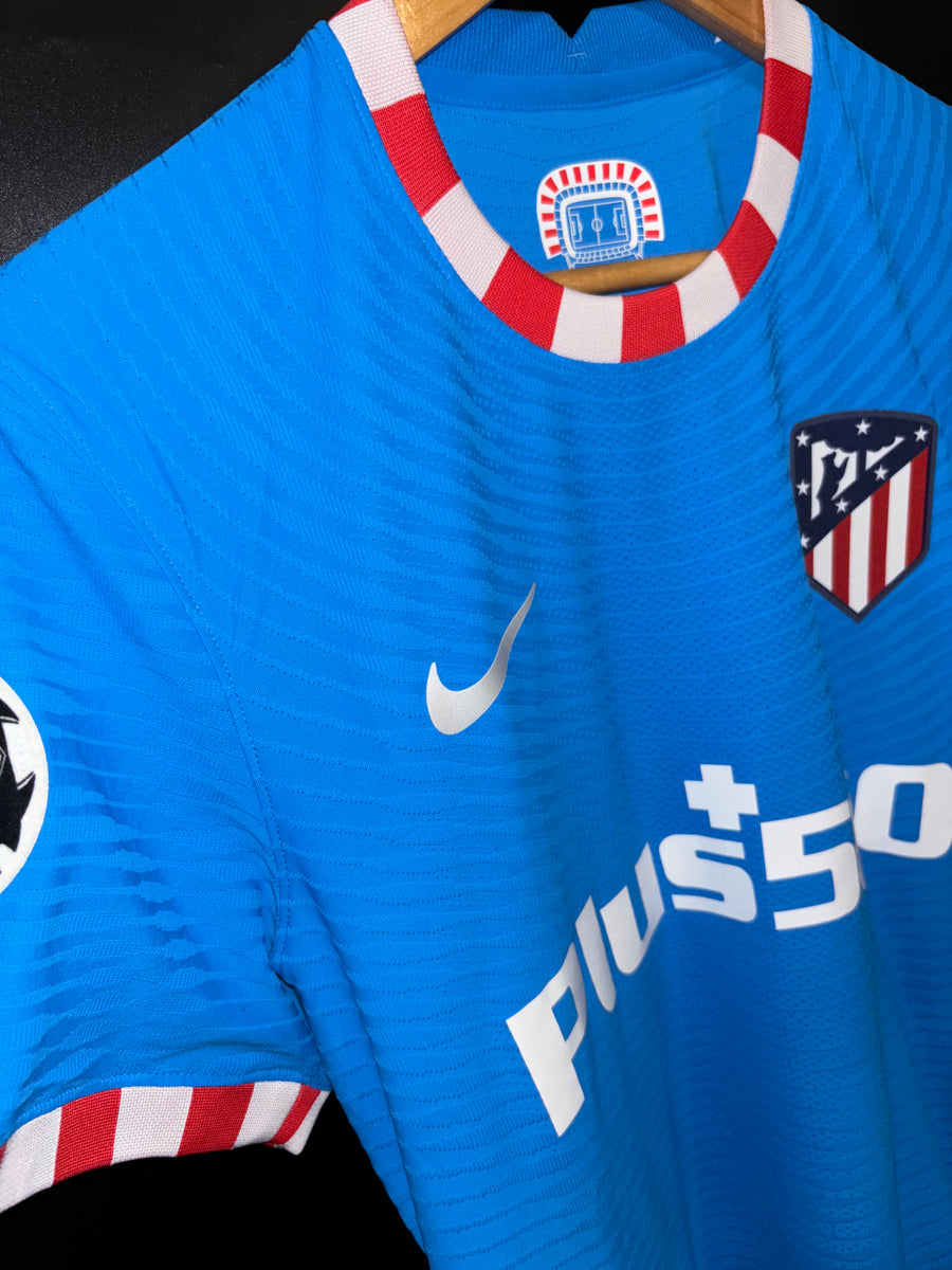 ATLETICO MADRID SUAREZ 2021-2022 ORIGINAL PLAYER JERSEY Size M