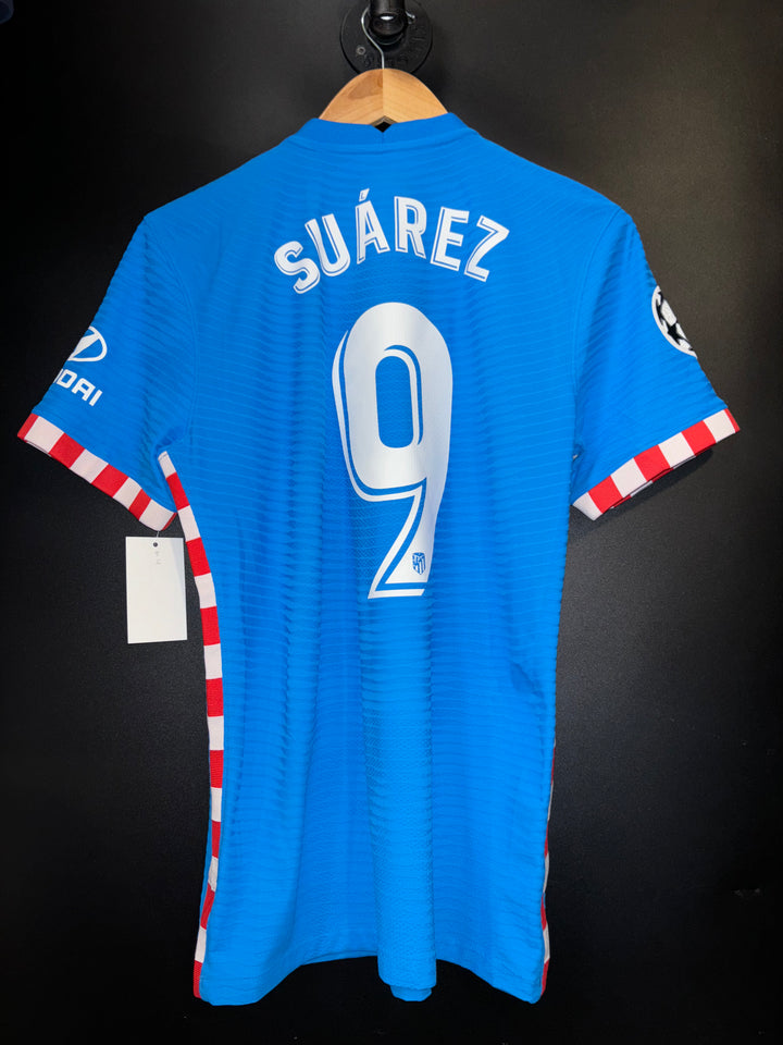 ATLETICO MADRID SUAREZ 2021-2022 ORIGINAL PLAYER JERSEY Size M