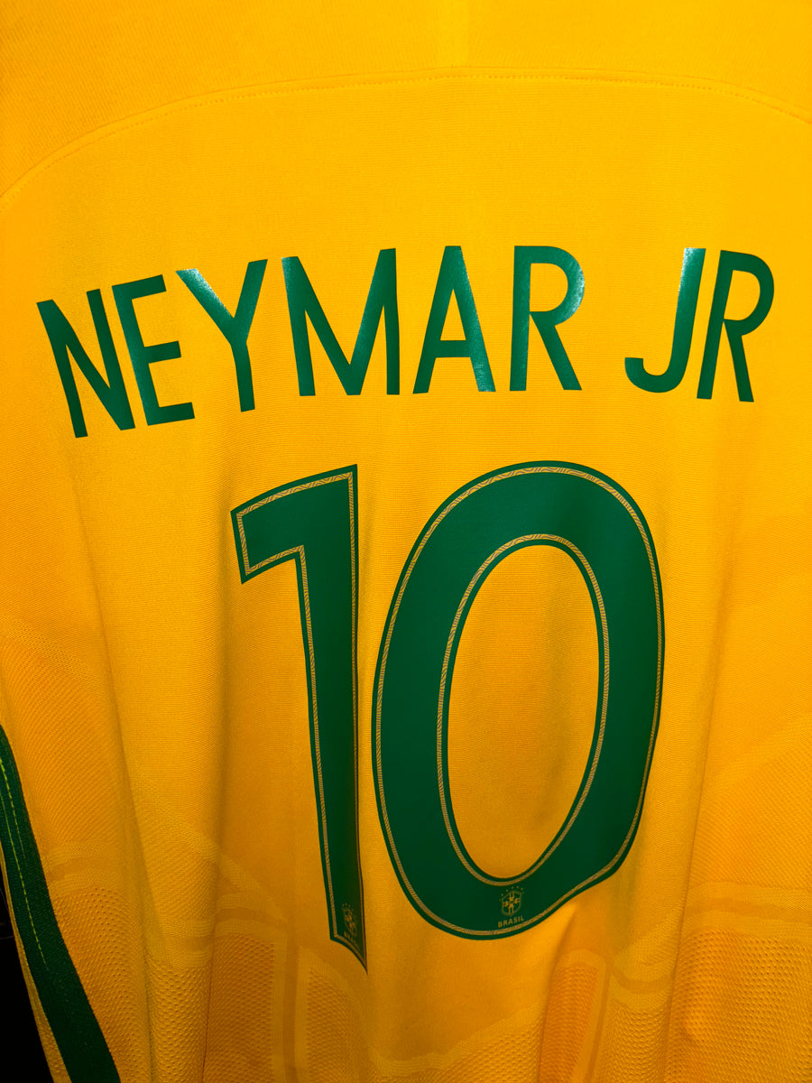 BRAZIL NEYMAR JR 2016-2017 ORIGINAL PLAYER JERSEY L