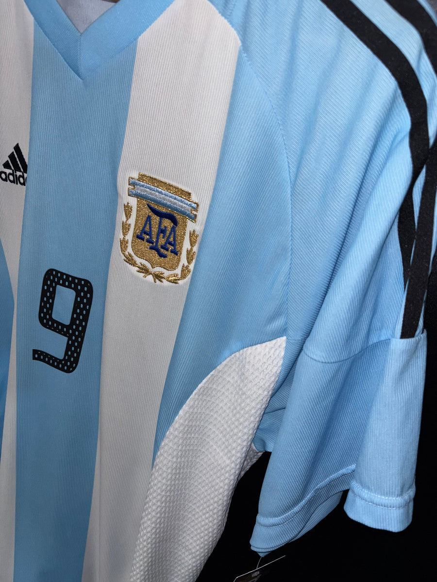ARGENTINA BATISTUTA 2002-2003 ORIGINAL JERSEY Size XL