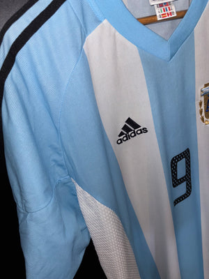 ARGENTINA BATISTUTA 2002-2003 ORIGINAL JERSEY Size XL