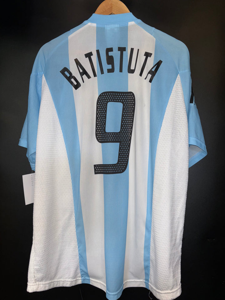 ARGENTINA BATISTUTA 2002-2003 ORIGINAL JERSEY Size XL
