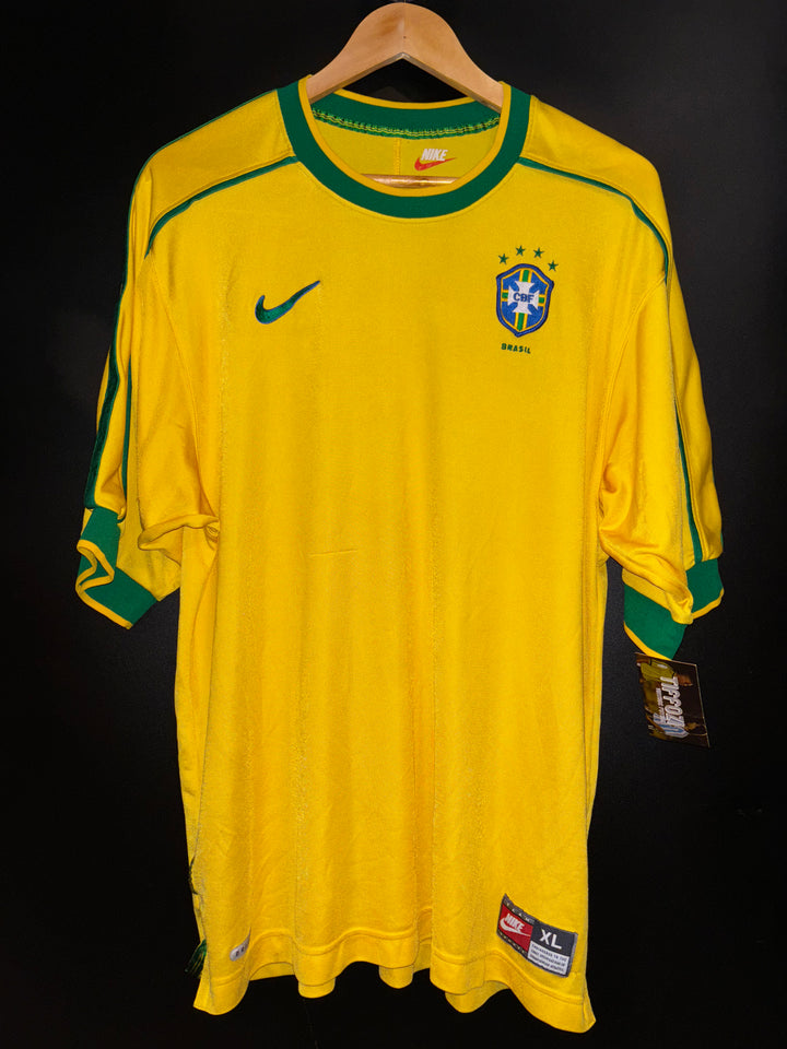 BRAZIL 1998-1999 ORIGINAL JERSEY SIZE XL