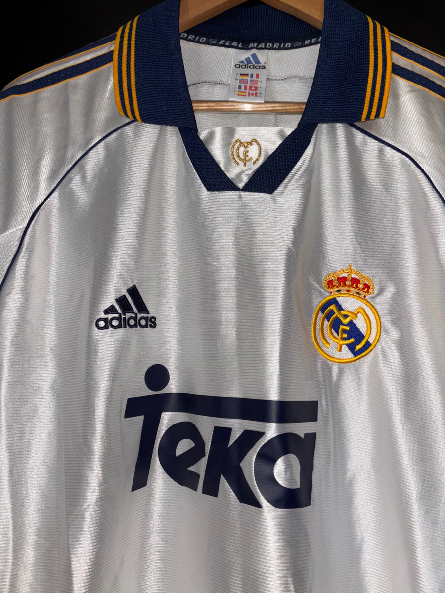 REAL MADRID SEEDORF 1998-1999 ORIGINAL JERSEY Size L