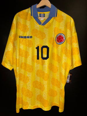 COLOMBIA VALDERRAMA 1994-1995  ORIGINAL  JERSEY Size XL