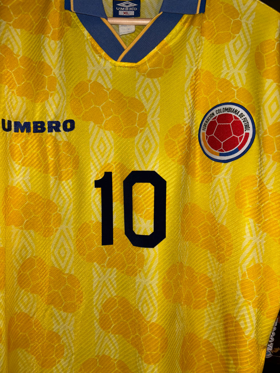 COLOMBIA VALDERRAMA 1994-1995  ORIGINAL  JERSEY Size XL