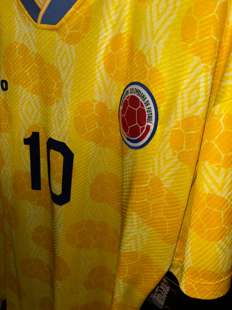 COLOMBIA VALDERRAMA 1994-1995  ORIGINAL  JERSEY Size XL