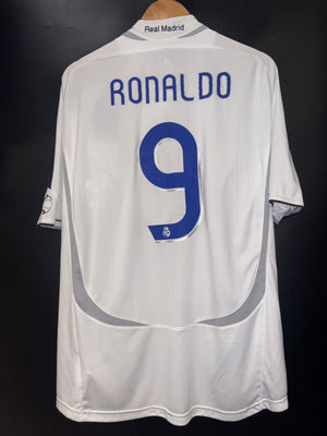 REAL MADRID RONALDO 2006-2007 ORIGINAL JERSEY Size L