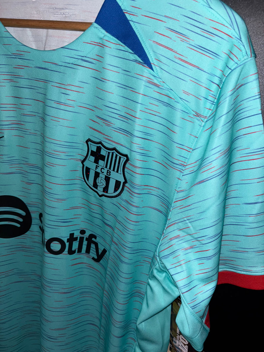 BARCELONA YAMAL 2023-2024 ORIGINAL AWAY JERSEY Size XL