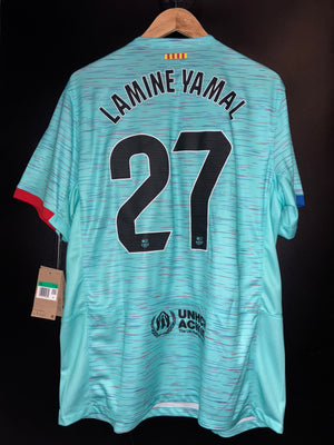 BARCELONA YAMAL 2023-2024 ORIGINAL AWAY JERSEY Size XL