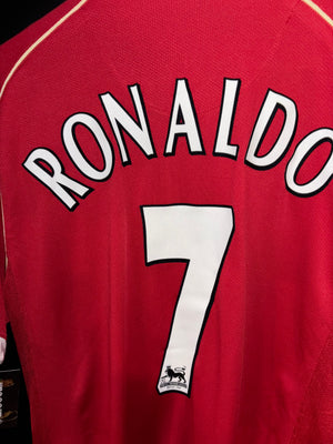 MANCHESTER UNITED RONALDO 2006-2007 ORIGINAL JERSEY Size M