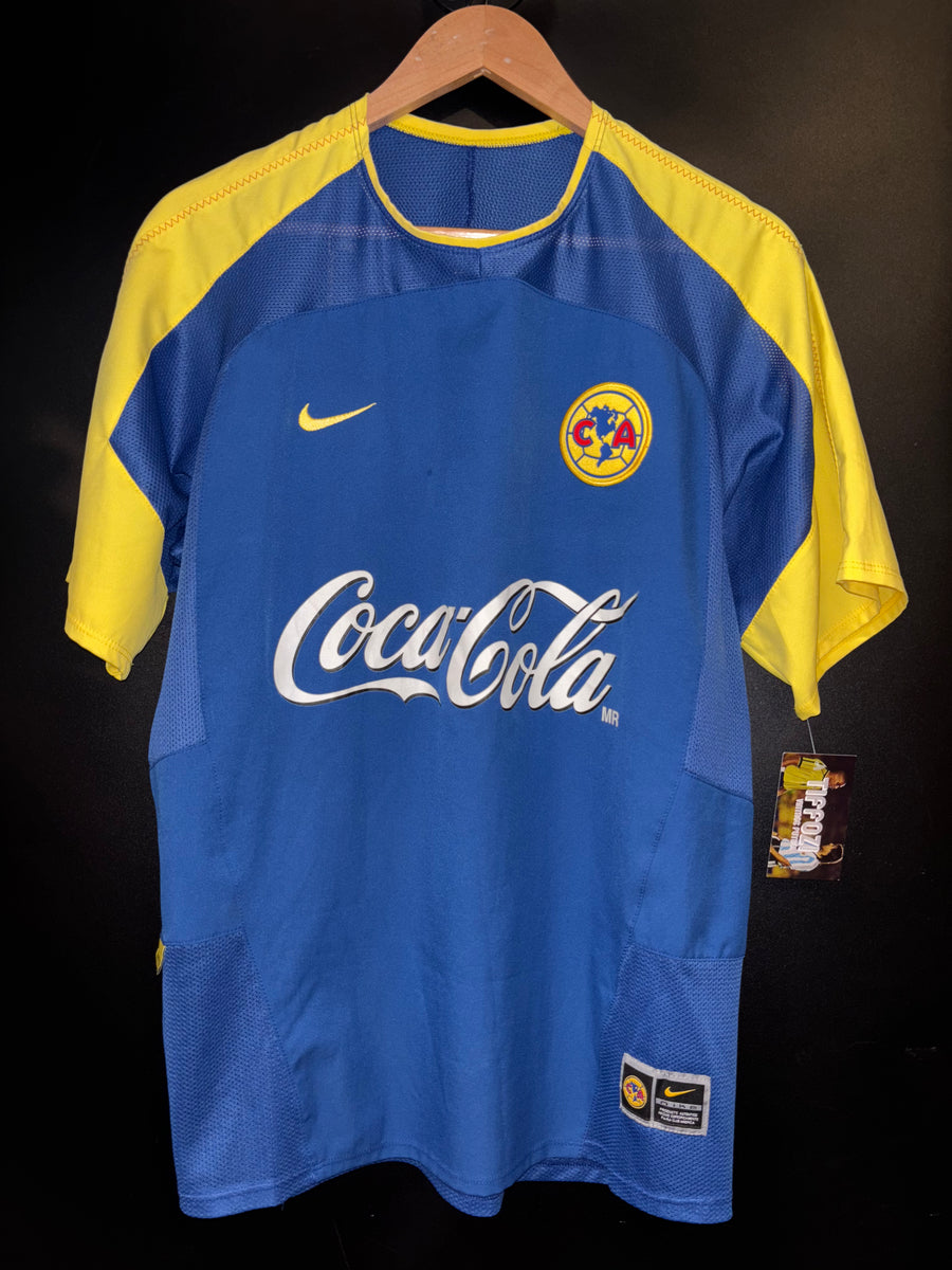 CLUB AMERICA BLANCO 2001-2002 ORIGINAL JERSEY SIZE L