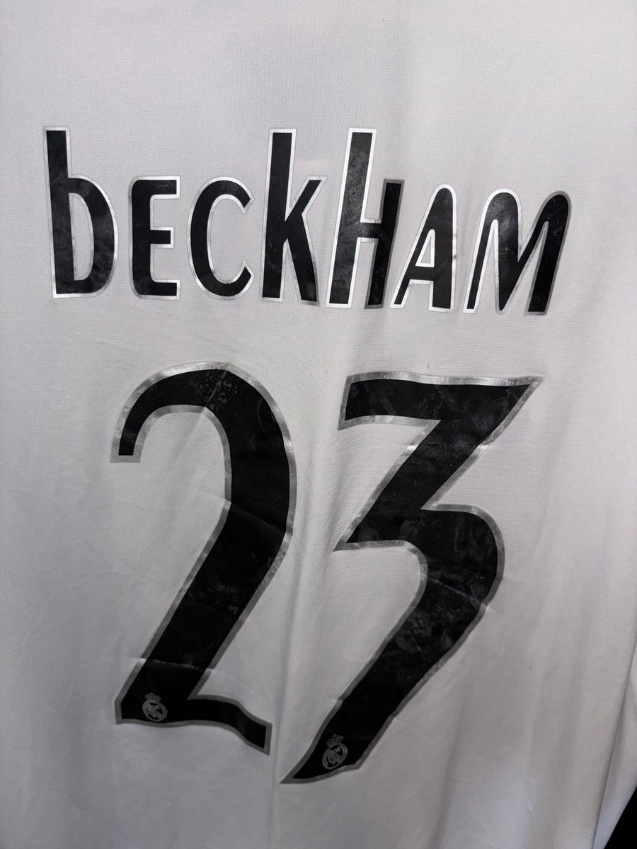 REAL MADRID BECKHAM 2005-2006 ORIGINAL JERSEY Size XL