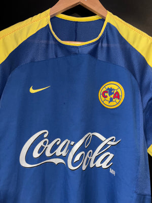 CLUB AMERICA BLANCO 2001-2002 ORIGINAL JERSEY SIZE L