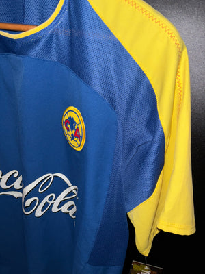 CLUB AMERICA BLANCO 2001-2002 ORIGINAL JERSEY SIZE L