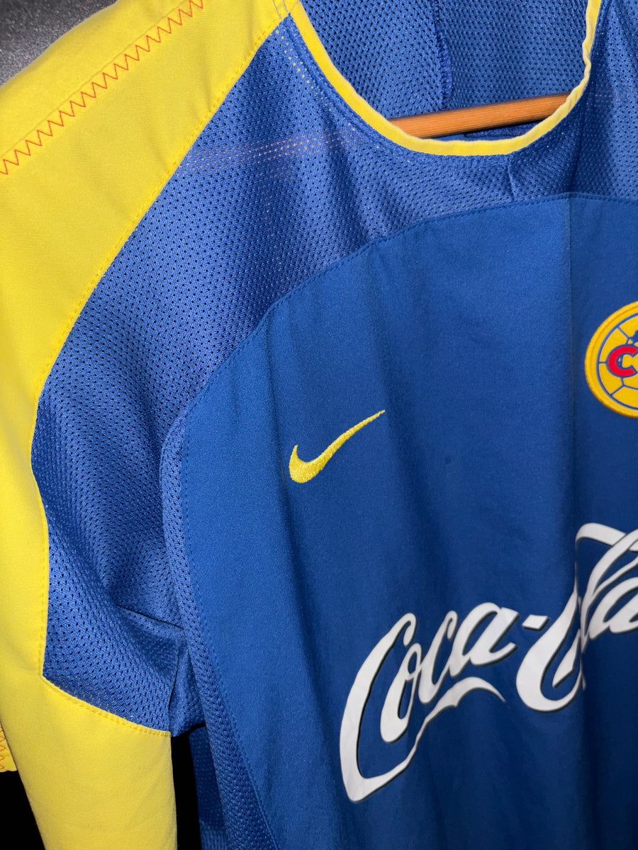 CLUB AMERICA BLANCO 2001-2002 ORIGINAL JERSEY SIZE L