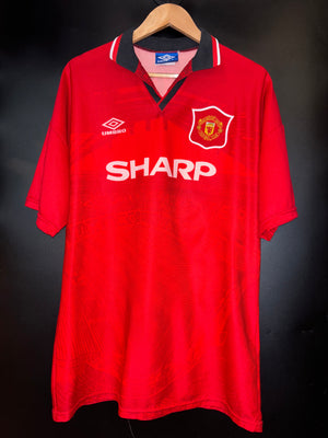 MANCHESTER UNITED BECKHAM 1995-1996 ORIGINAL JERSEY Size XL