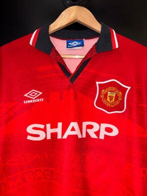 MANCHESTER UNITED BECKHAM 1995-1996 ORIGINAL JERSEY Size XL
