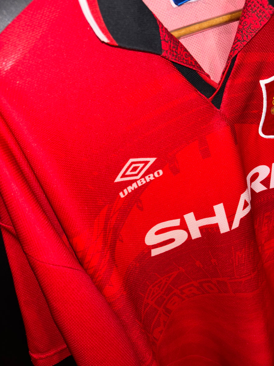 MANCHESTER UNITED BECKHAM 1995-1996 ORIGINAL JERSEY Size XL