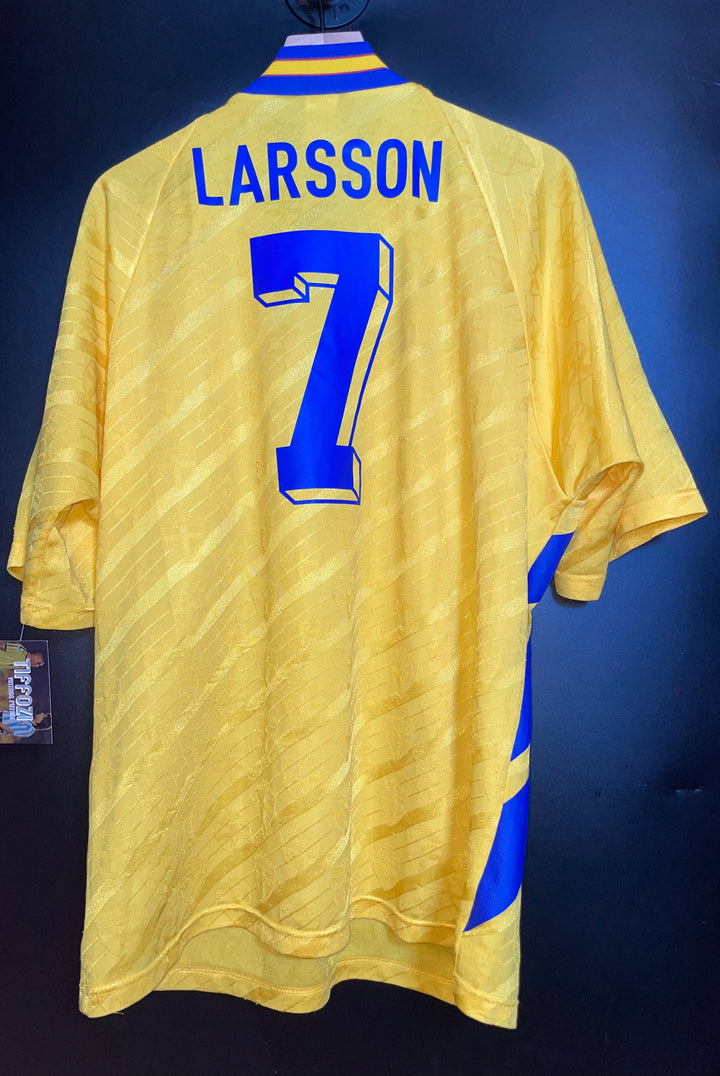 SWEDEN LARSSON 1994-1995 ORIGINAL JERSEY SIZE XL