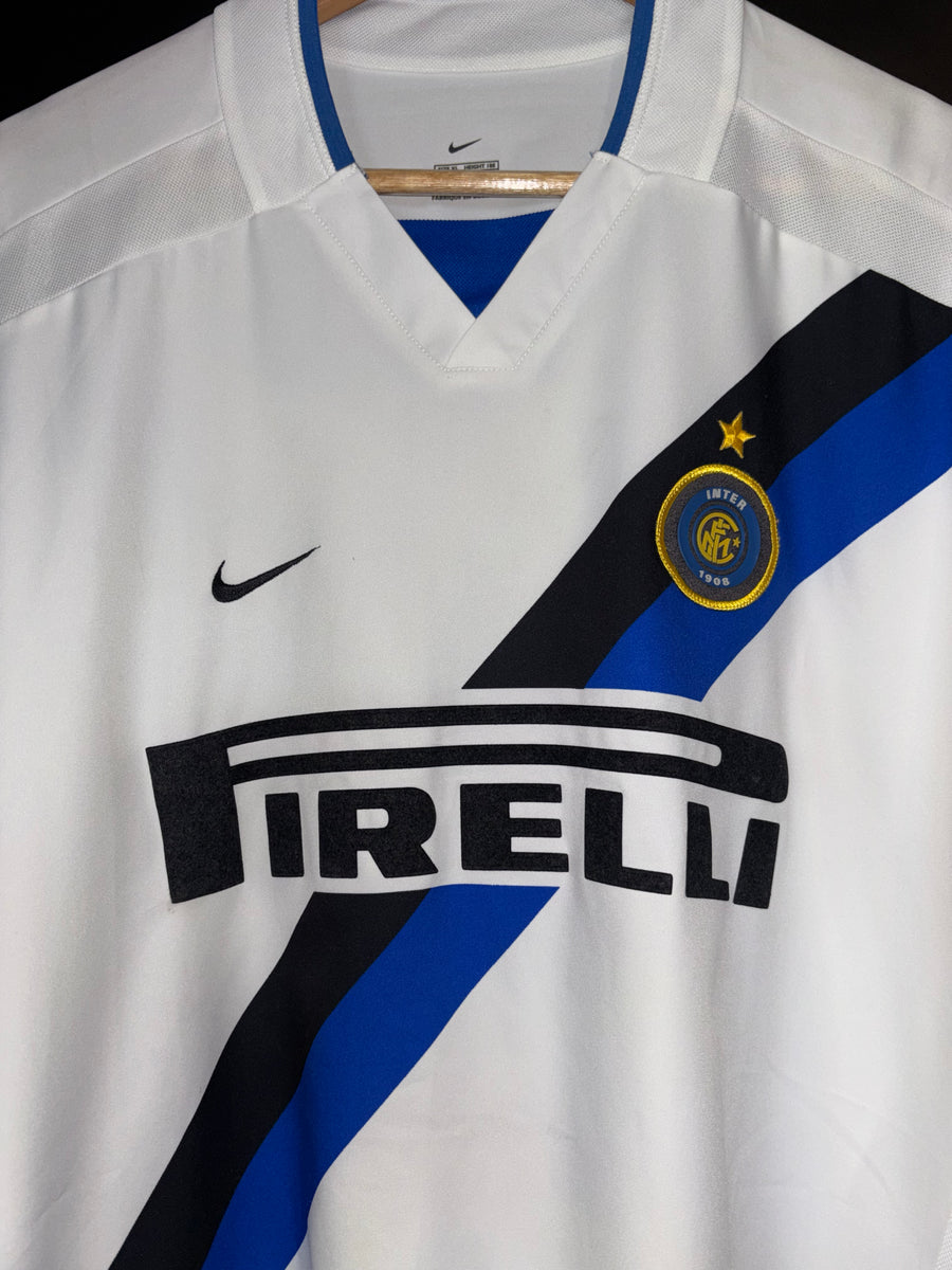 INTER MILAN ADRIANO 2002-2003 ORIGINAL AWAY JERSEY Size XL