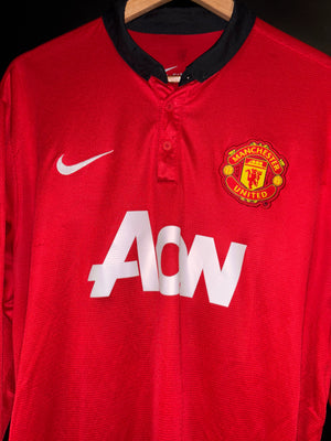 MANCHESTER UNITED VAN PERSIE 2013-2014 ORIGINAL JERSEY Size XL