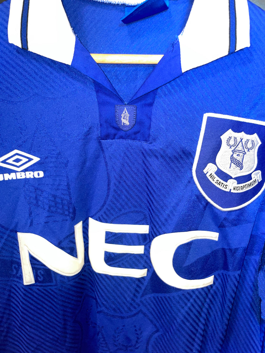 EVERTON 1994-1995 ORIGINAL  JERSEY Size L