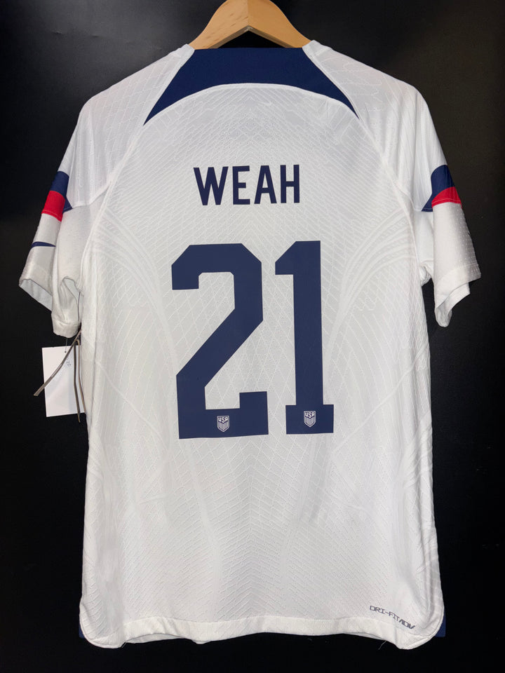 USA SOCCER USMNT WEAH 2022-2023 ORIGINAL PLAYER JERSEY Size M