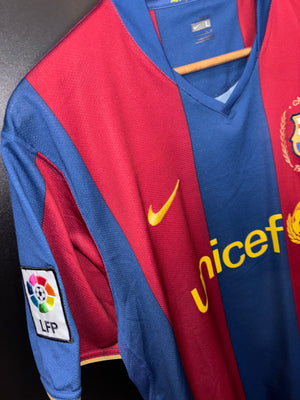 BARCELONA RONALDINHO 2007-2008 ORIGINAL JERSEY Size L