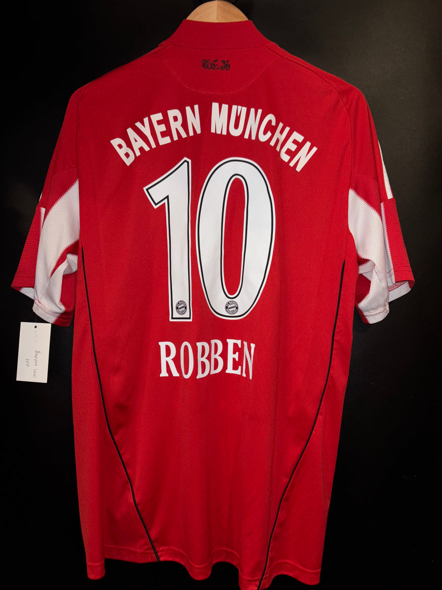 BAYERN MUNICH ROBBEN 2010-2011 ORIGINAL JERSEY Size L