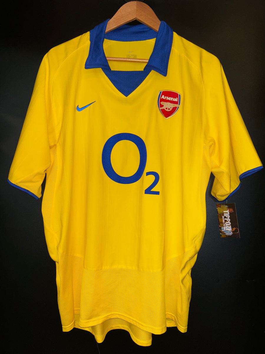 ARSENAL BERGKAMP 2003-2004 ORIGINAL JERSEY Size L