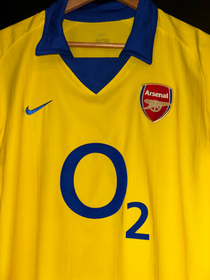 ARSENAL BERGKAMP 2003-2004 ORIGINAL JERSEY Size L