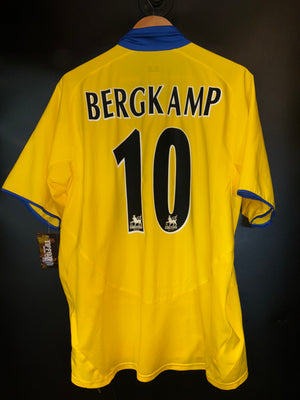 ARSENAL BERGKAMP 2003-2004 ORIGINAL JERSEY Size L