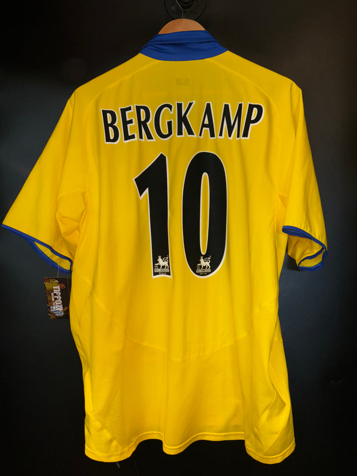 ARSENAL BERGKAMP 2003-2004 ORIGINAL JERSEY Size L