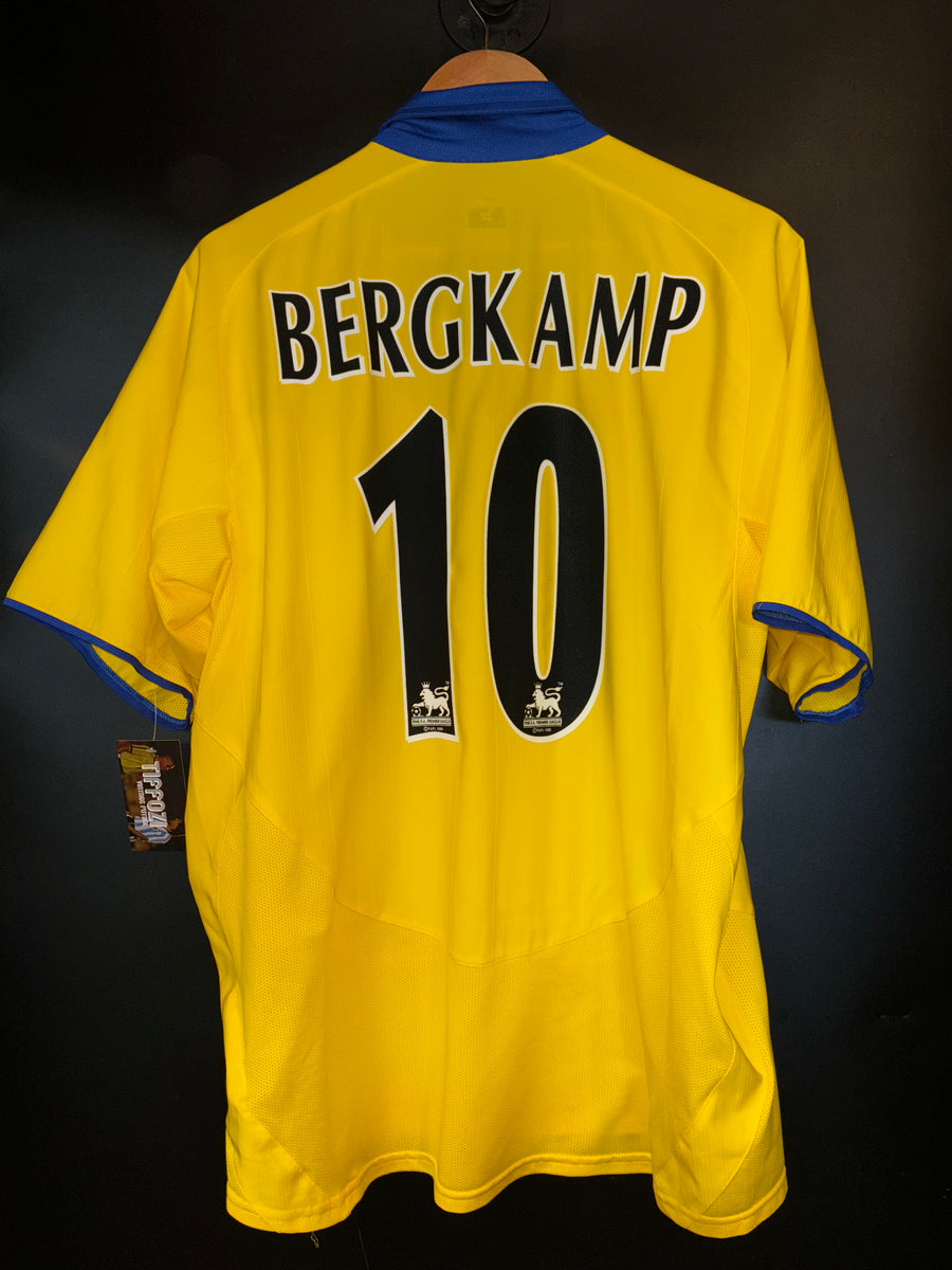 ARSENAL BERGKAMP 2003-2004 ORIGINAL JERSEY Size L