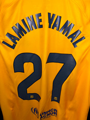 BARCELONA YAMAL 2023-2024 ORIGINAL AWAY JERSEY Size L