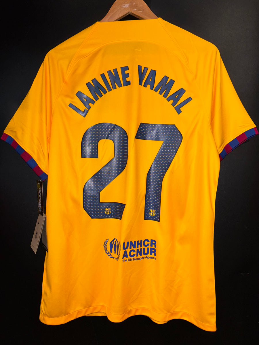 BARCELONA YAMAL 2023-2024 ORIGINAL AWAY JERSEY Size L