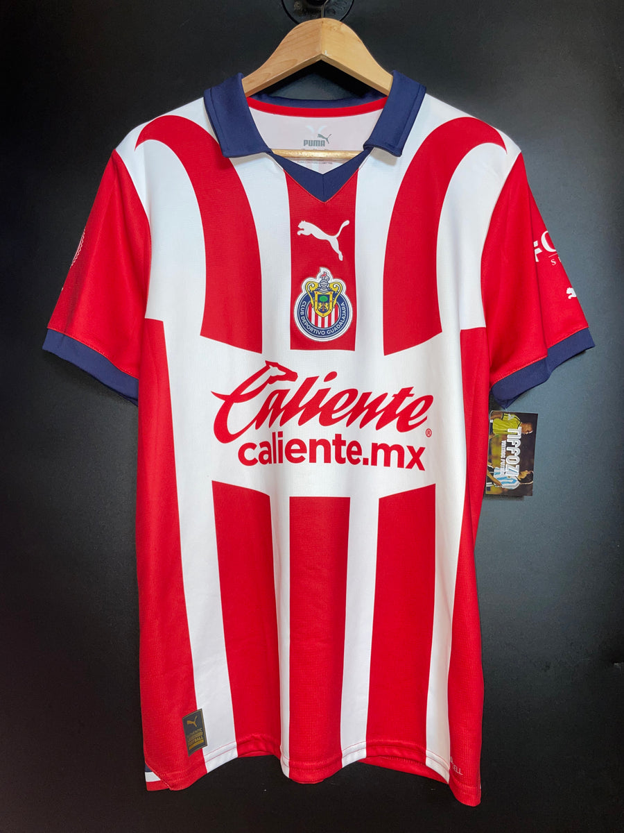 CHIVAS DE GUADALAJARA 2023 2024 ORIGINAL JERSEY Size M TIFFOZI FUTBOL