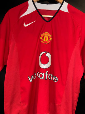 MANCHESTER UNITED 2004-2005 RONALDO ORIGINAL JERSEY Size L