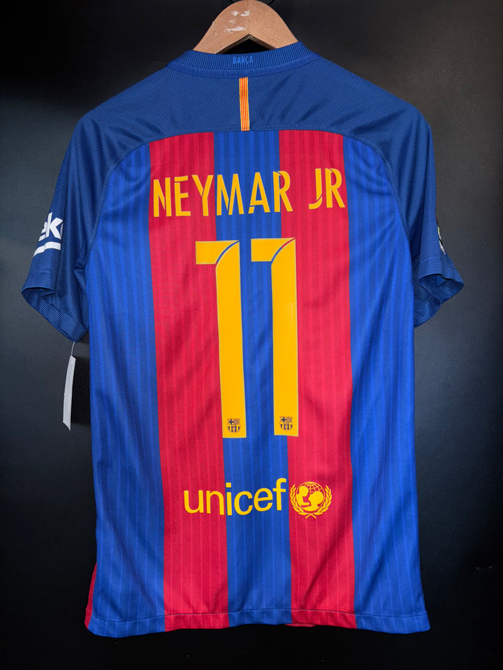 BARCELONA NEYMAR JR 2016-2017 ORIGINAL JERSEY SIZE S