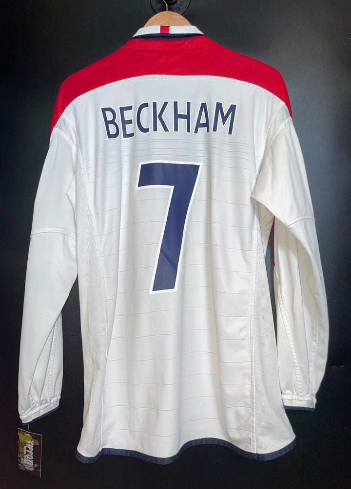 ENGLAND BECKHAM 2004-2005 ORIGINAL  JERSEY Size L