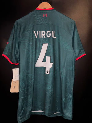 LIVERPOOL VAN DIJK 2022-2023 ORIGINAL AWAY JERSEY Size L