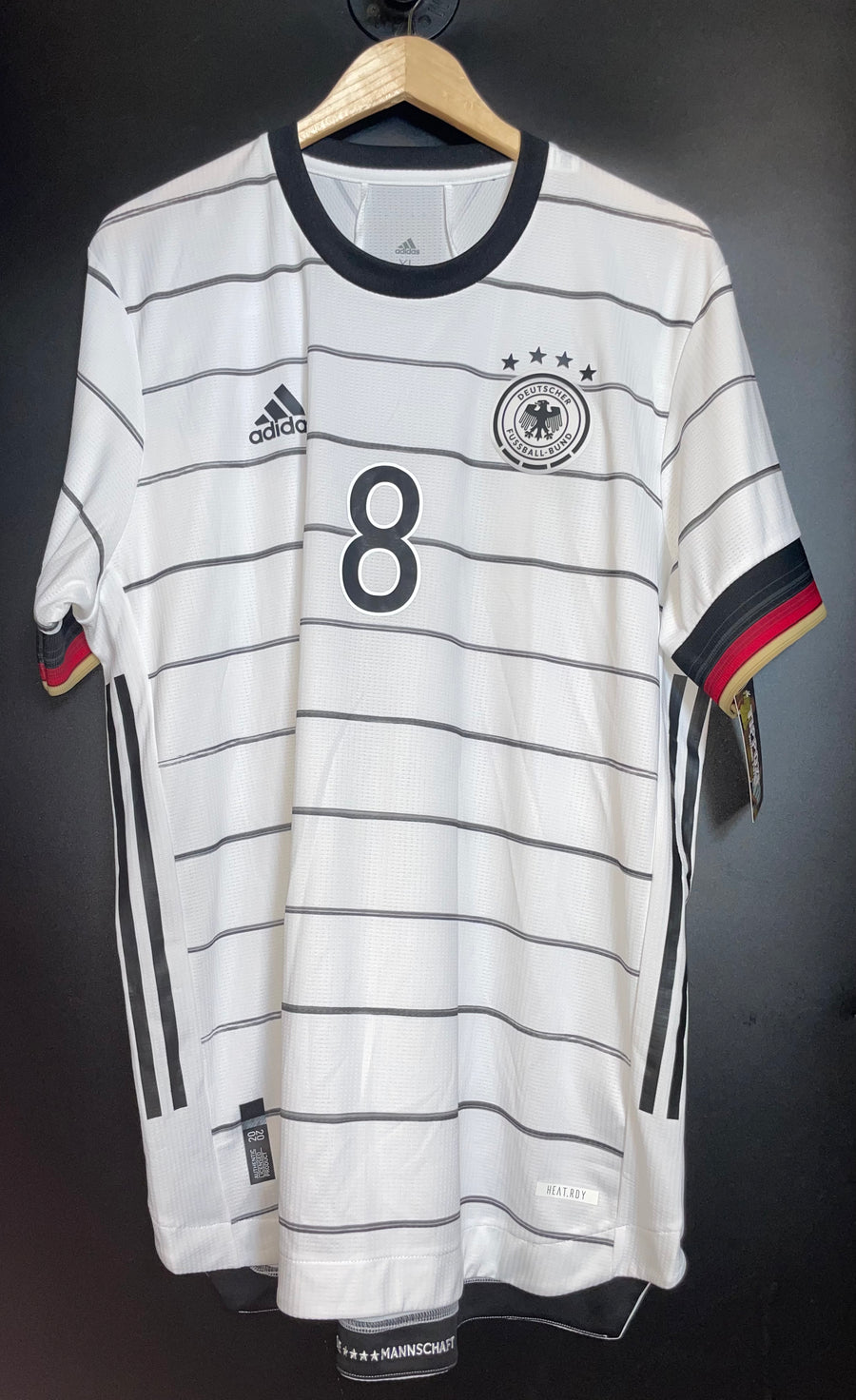 GERMANY KROOS 2020-2021 ORIGINAL PLAYER JERSEY Size XL