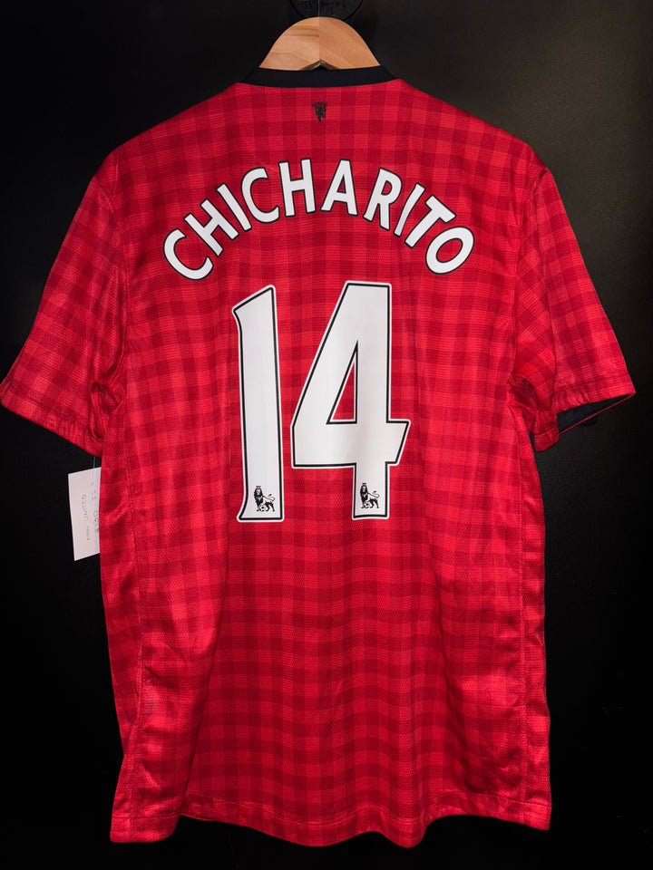 MANCHESTER UNITED CHICHARITO 2012-2013 ORIGINAL JERSEY Size L