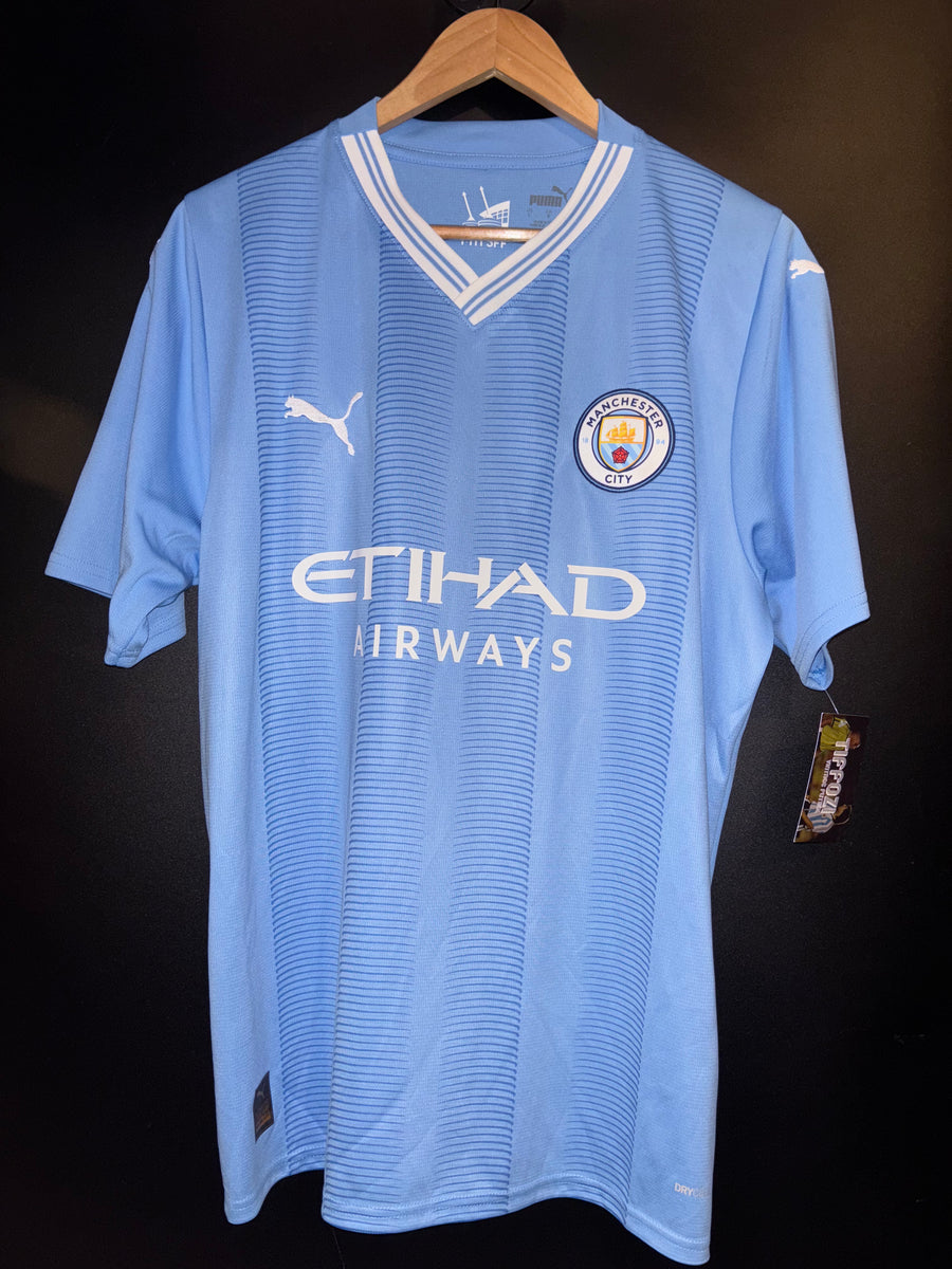 MANCHESTER CITY HAALAND 2023-2024 ORIGINAL  JERSEY Size L