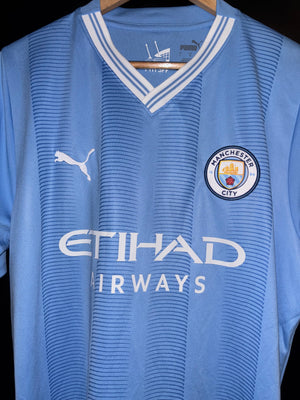 MANCHESTER CITY HAALAND 2023-2024 ORIGINAL  JERSEY Size L