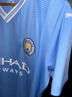 MANCHESTER CITY HAALAND 2023-2024 ORIGINAL  JERSEY Size L